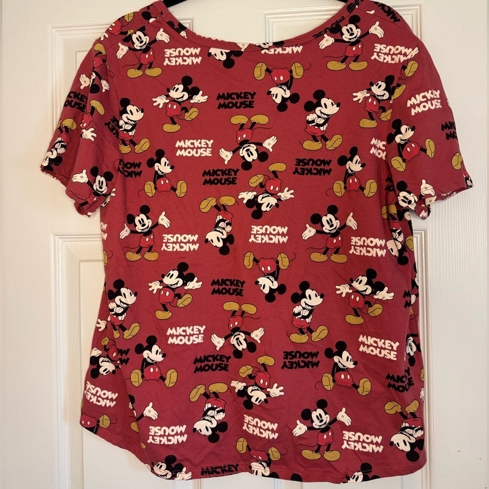 Women's Disney Red Mickey Mouse Top - Picture 2 of 3